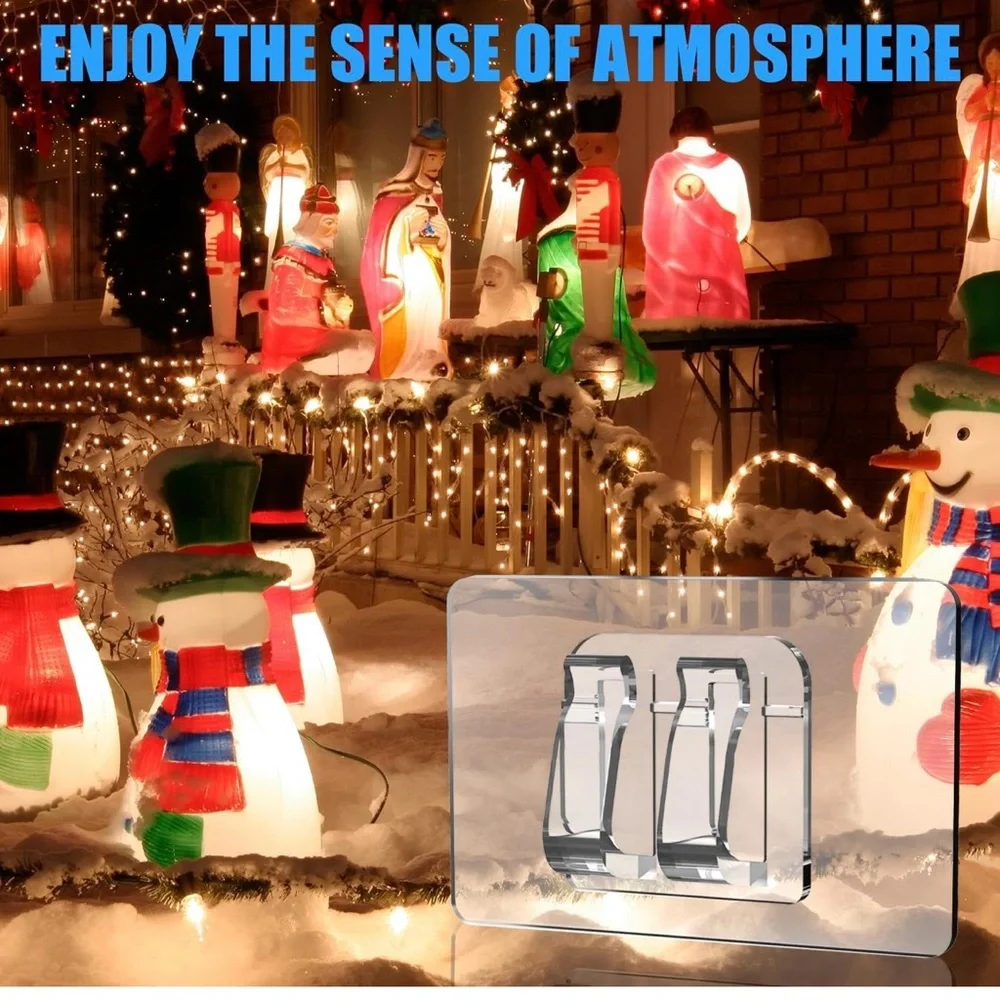 Adhesive Hooks for outdoor string lights 100pk
